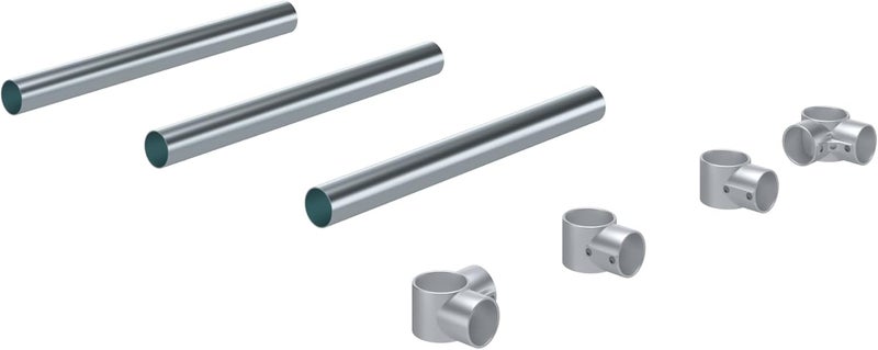 AmGood Cross Bar and Connector Set (for Table 24" x 24") - Image 3